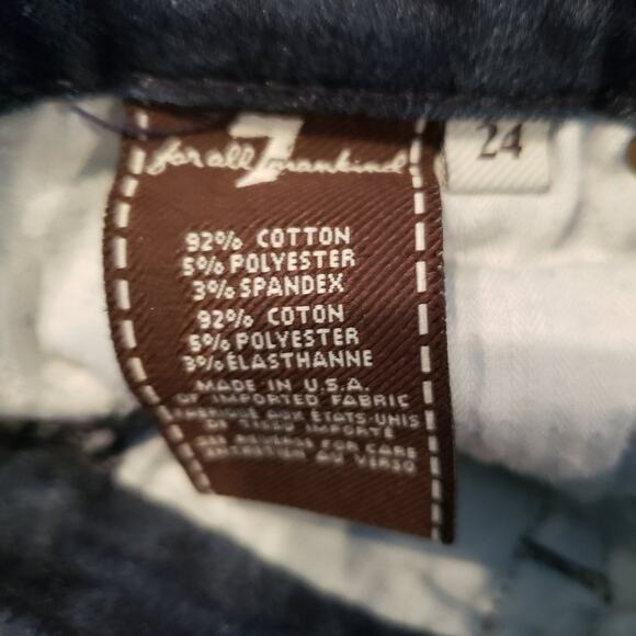 7 FAMK Jeans the Skinny Dark Wash Denim Casual Pant - 24 - Picture 5 of 5